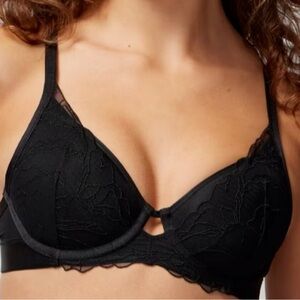 Soma Black Lace Underwire Bra